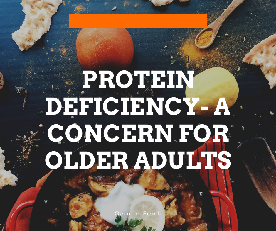 Protein Deficiency A Concern For Older Adults