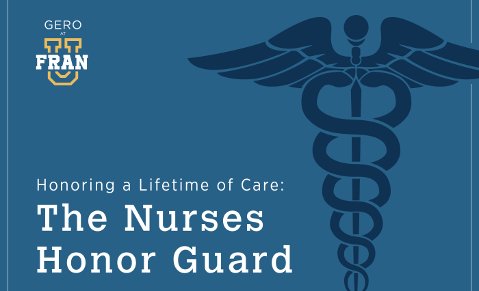 Honoring a Lifetime of Care: The Nurses Honor Guard